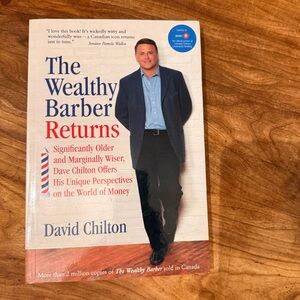 The Wealthy Barber Returns by David Chilton - Blue and White Cover